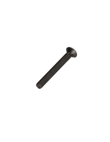 Parafuso de metais cabeça fresada hexagonal oca FHC chave de 2 M3X25 rosca parcial classe 10.9 Aço bruto