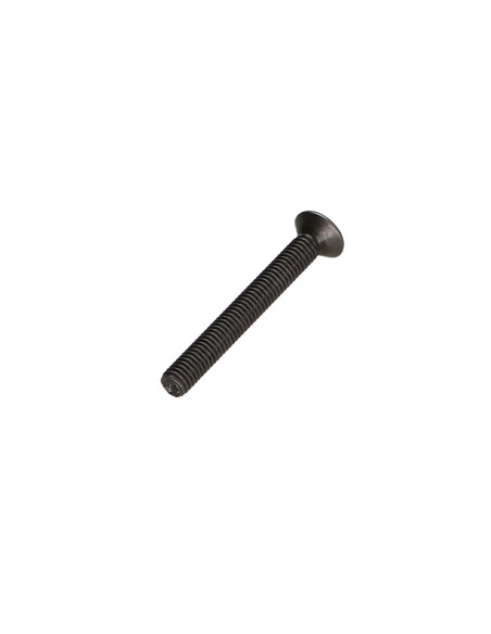 Parafuso de metais cabeça fresada hexagonal oca FHC chave de 2 M3X25 rosca parcial classe 10.9 Aço bruto