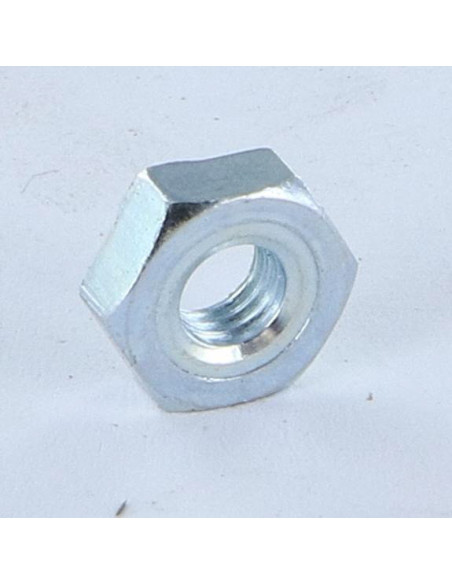 Porca sextavada de soldar M6 Aço zinco branco - Parafuso Express