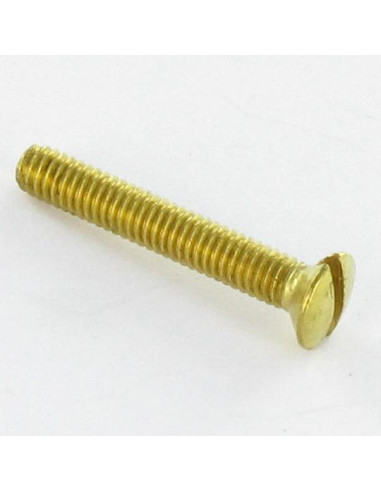 Parafuso de metais Bronze cabeça fresada de panela sulcada M5X40
