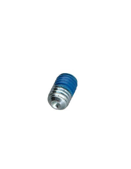 Parafuso de metais sem cabeça sextavado oco chave de 3 M6X10 perno roscado Aço zinco branco Freio roscado