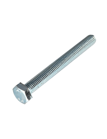 Parafuso de metais cabeça hexagonal M8X90 Classe 8.8 Aço zinco branco