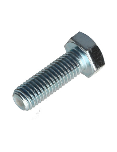 Parafuso de metais cabeça hexagonal M8X40 Classe 8.8 Aço zinco branco