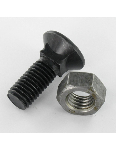 Parafuso arado GOLA QUADRADA DE CABEÇA DE EMBEBER M16X60 Classe 8.8 Aço bruto