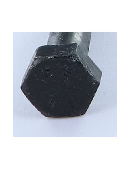 Corpo de parafuso cabeça hexagonal M8X35 roscado sobre 15 Classe 8.8 Aço zinco preto