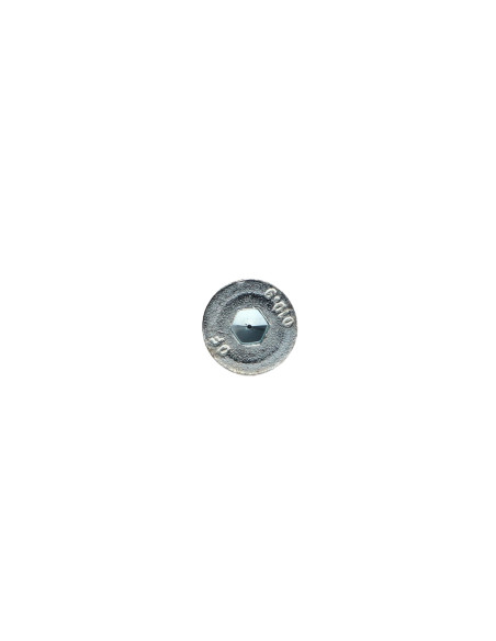 Parafuso de metais cabeça fresada hexagonal oca FHC chave de 4 M6X80 rosca parcial classe 10.9 Aço zinco branco