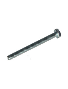 Parafuso de metais cabeça hexagonal M5X50 Classe 8.8 Aço zinco branco 2
