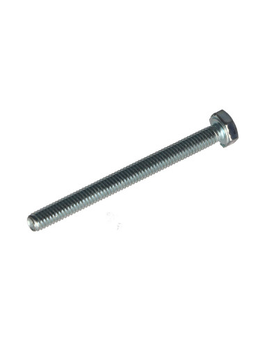 Parafuso de metais cabeça hexagonal M5X50 Classe 8.8 Aço zinco branco