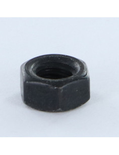Porca sextavada M6 classe 8 Aço zinco níquel preto reforçado