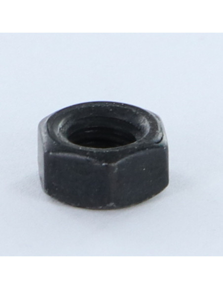 Porca sextavada M6 classe 8 Aço zinco níquel preto reforçado
