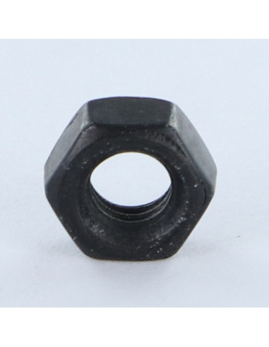Porca sextavada M6 classe 8 Aço zinco níquel preto reforçado
