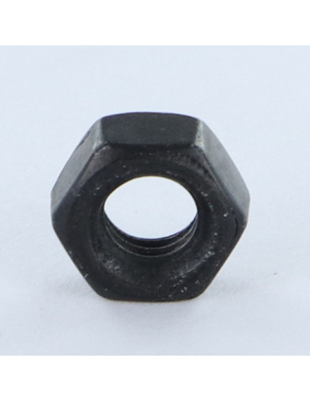 Porca sextavada M6 classe 8 Aço zinco níquel preto reforçado