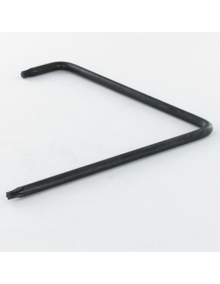 Chave COTOVELO COMPATÍVEL TORX T15 25X100X100 Aço bruto