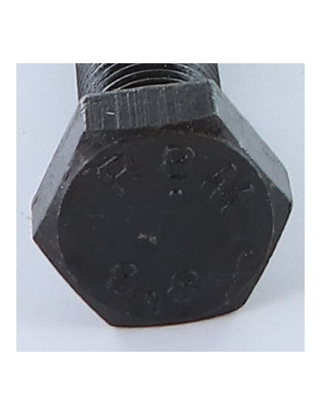 Parafuso de metais cabeça hexagonal M16X60 Classe 8.8 Aço bruto