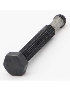 Parafuso de metais cabeça hexagonal M8X55 Classe 8.8 con Pescoço Aço zinco preto