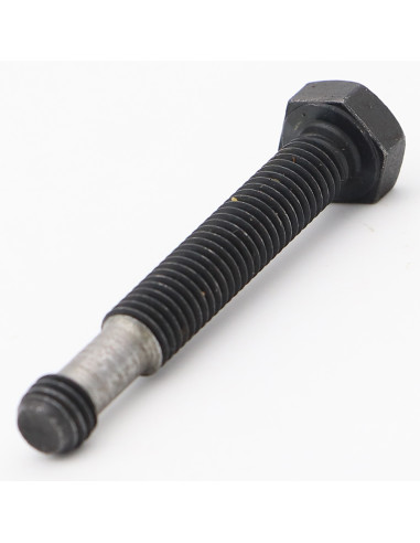 Parafuso de metais cabeça hexagonal M8X55 Classe 8.8 con Pescoço Aço zinco preto