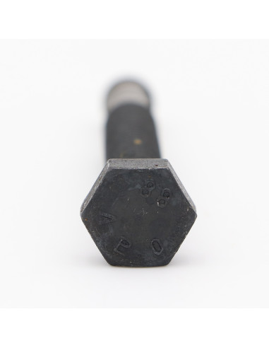 Parafuso de metais cabeça hexagonal M8X55 Classe 8.8 con Pescoço Aço zinco preto