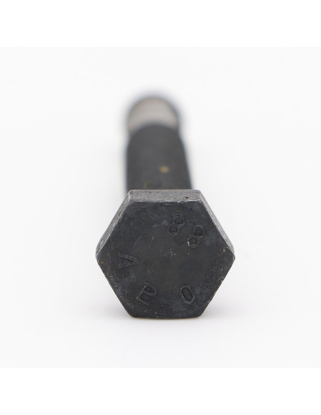 Parafuso de metais cabeça hexagonal M8X55 Classe 8.8 con Pescoço Aço zinco preto