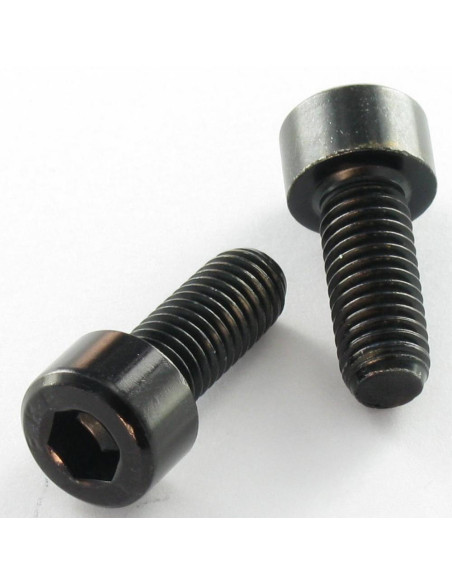 Parafuso de metais Parafuso cabeça oca sextavada M8X60 rosca total Classe 8.8 chave de 6 Aço zinco preto