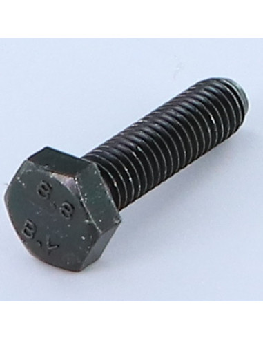 Parafuso de metais cabeça hexagonal M8X30 Classe 8.8 Aço zinco preto