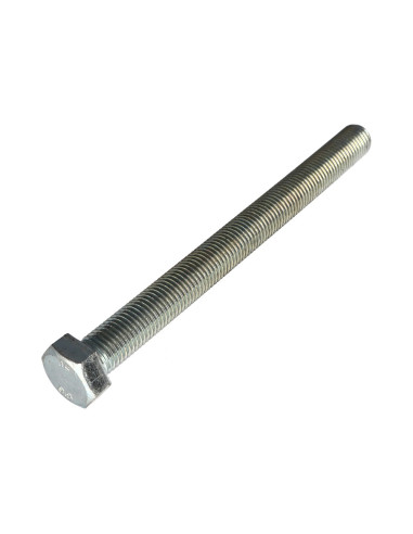 Parafuso de metais cabeça hexagonal M20X160 Classe 8.8 Aço zinco branco