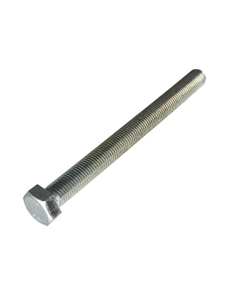 Parafuso de metais cabeça hexagonal M20X160 Classe 8.8 Aço zinco branco