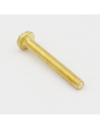 Parafuso de metais Bronze cabeça cilíndrica larga sulcada M3X16 microparafusos