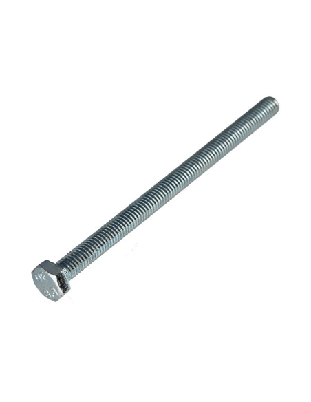 Parafuso de metais cabeça hexagonal M6X90 Classe 8.8 Aço zinco branco
