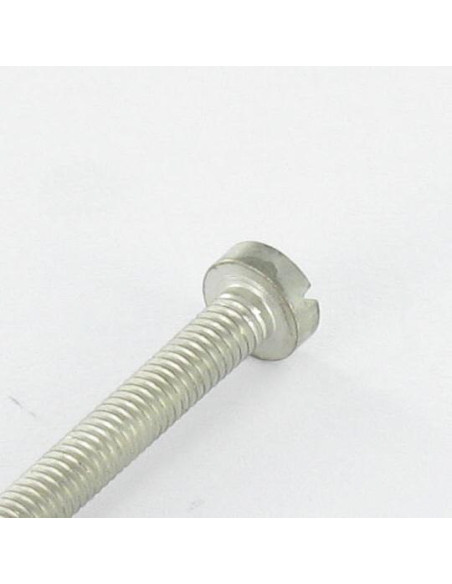 Parafuso de metais Bronze com banho de estanho cabeça cilíndrica larga sulcada M4X8