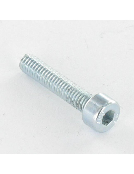 Parafuso de metais Parafuso cabeça oca sextavada M8X25 rosca total Classe 8.8 chave de 6 Aço zinco branco