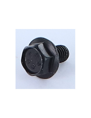 Parafuso de metais cabeça hexagonal M8X12 flange com gola serrilhada Classe 8.8 Aço zinco preto