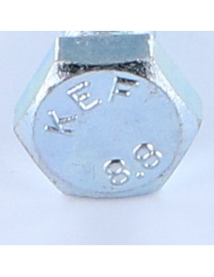 Parafuso de metais cabeça hexagonal M14X30 rosca total Classe 8.8 passo de rosca fino passo de rosca de 150 Aço 2