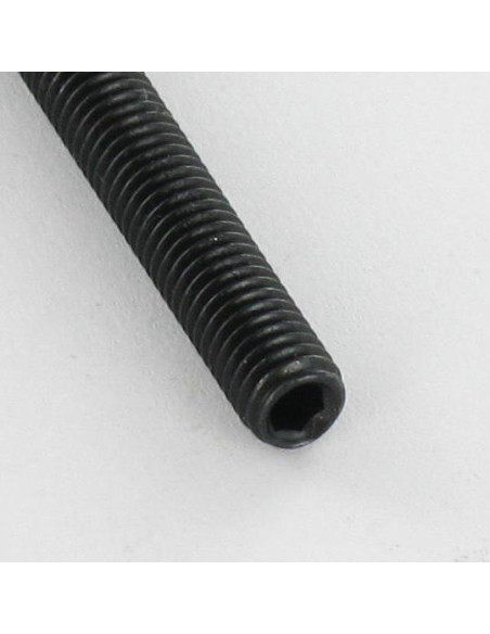 Parafuso de metais sem cabeça sextavado oco chave de 2.5 M5X20 perno roscado sextavado interior Aço zinco preto