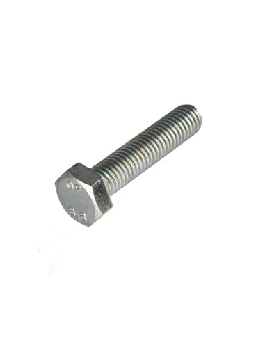 Parafuso de metais cabeça hexagonal M8X50 Classe 8.8 Aço zinco branco