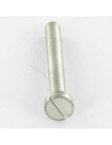 Parafuso de metais Bronze niquelado cabeça cilíndrica larga sulcada M6X12