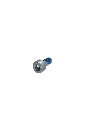 Parafuso de metais Parafuso cabeça oca sextavada M3X6 rosca total Classe 8.8 chave de 3 Aço zinco branco + Freio