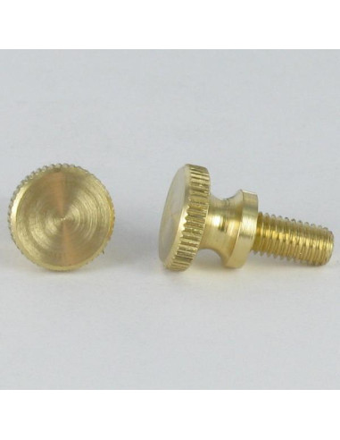 Parafuso de metais Bronze cabeça cilíndrica recartilhada M4X10 diâmetro da cabeça 10