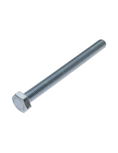 Parafuso de metais cabeça hexagonal M12X100 classe 10.9 Aço zinco branco