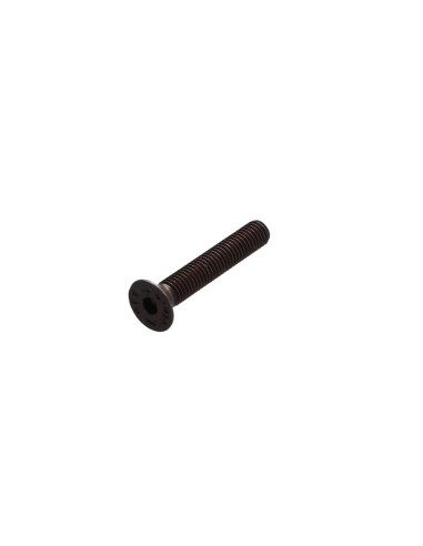 Parafuso de metais cabeça fresada hexagonal oca FHC chave de 6 M10X35 rosca total classe 10.9 Aço bruto