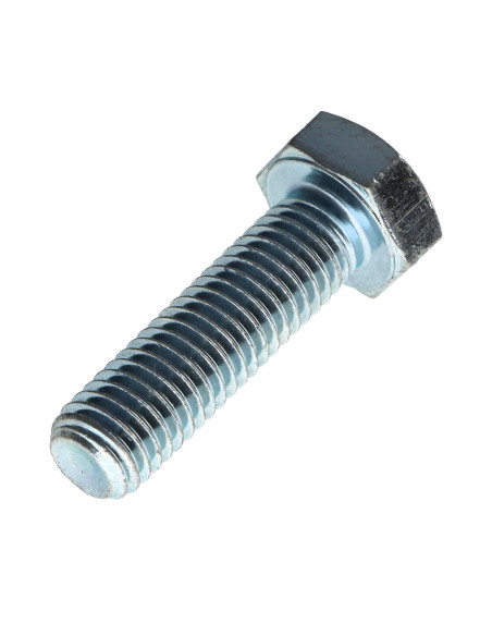 Parafuso de metais cabeça hexagonal M10X35 classe 10.9 Aço zinco branco