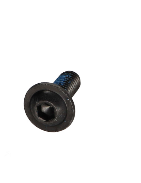Parafuso de metais cabeça redonda larga hexagonal oco flange com gola chave de 4 M6X16 classe 10.9 Aço zinco preto