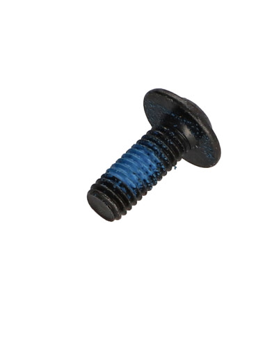 Parafuso de metais cabeça redonda larga hexagonal oco flange com gola chave de 4 M6X16 classe 10.9 Aço zinco preto
