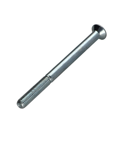 Parafuso de metais cabeça fresada hexagonal oca FHC chave de 8 M12X90 rosca parcial classe 10.9 Aço zinco branco