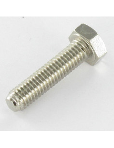Parafuso de metais Bronze niquelado cabeça hexagonal M4X20 2