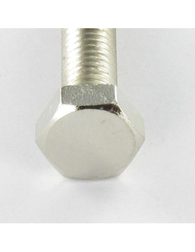 Parafuso de metais Bronze niquelado cabeça hexagonal M4X20