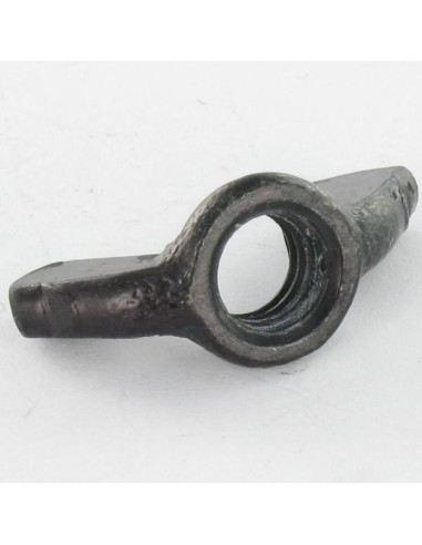 Porca borboleta M5 forma americana Aço zinco preto