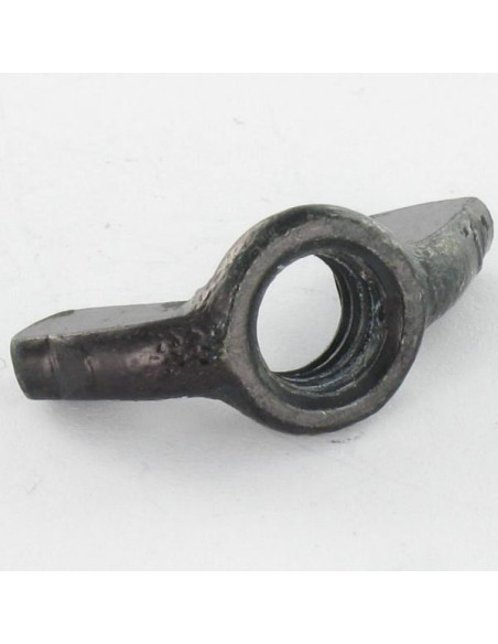Porca borboleta M5 forma americana Aço zinco preto