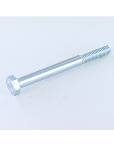 Corpo de parafuso cabeça hexagonal M6X100 Classe 8.8 Aço zinco branco