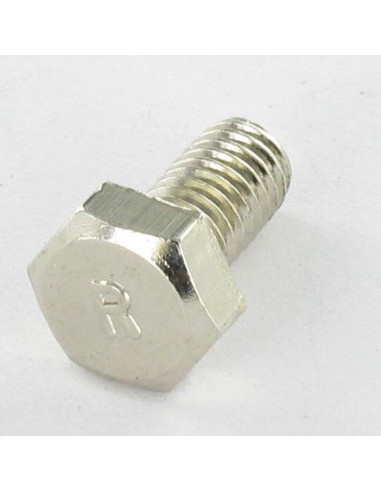 Parafuso de metais Latão cromado cabeça hexagonal M6X12