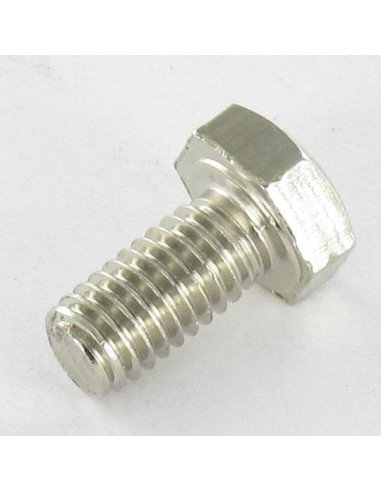 Parafuso de metais Latão cromado cabeça hexagonal M6X12